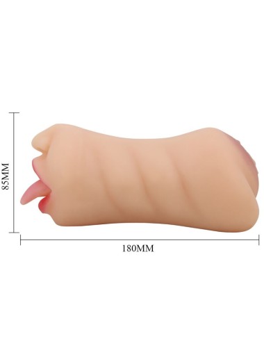 CRAZY BULL - SARAH MASTUBADOR EN FORMA DE VAGINA DOBLE ENTRADA