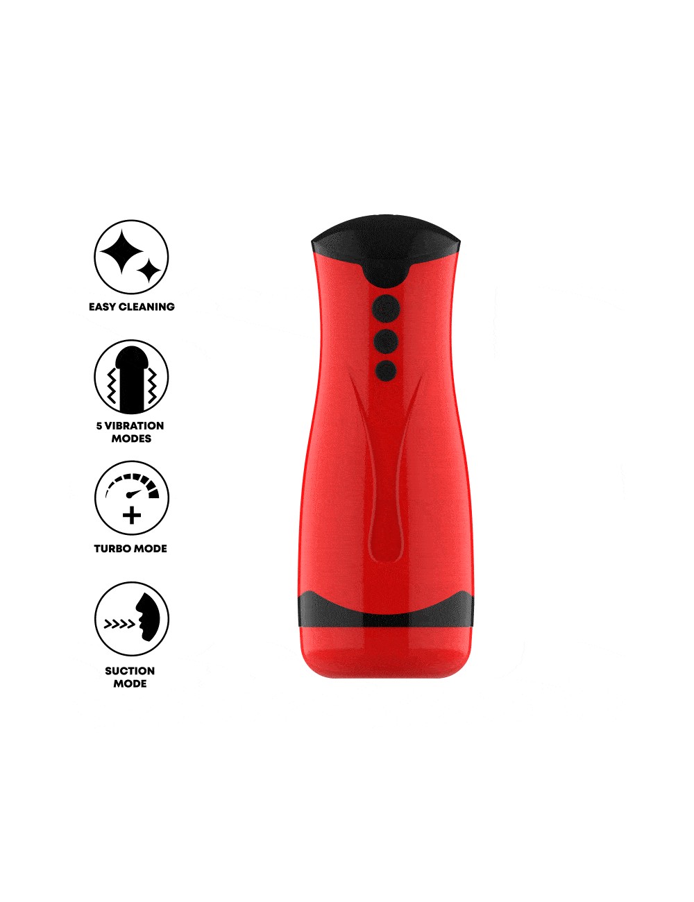 JAMYJOB - MASTURBADOR DE SUCCIÓN Y VIBRACIÓN DAMERON