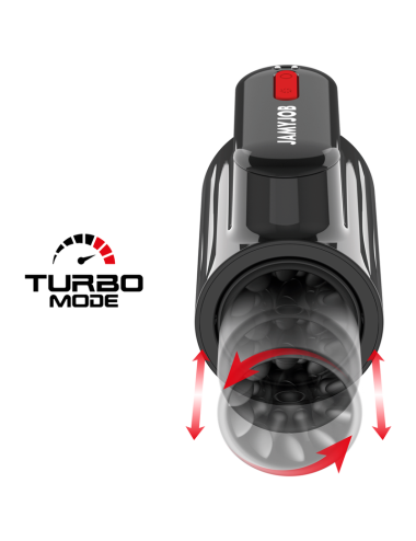 JAMYJOB - VORTEX MASTURBADOR TURBO CON EMPUJE Y ROTACIÓN 360 UP AND DOWN