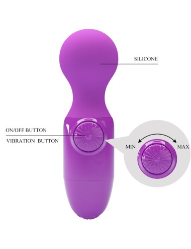 PRETTY LOVE - MINI MASAJEADOR PERSONAL MORADO