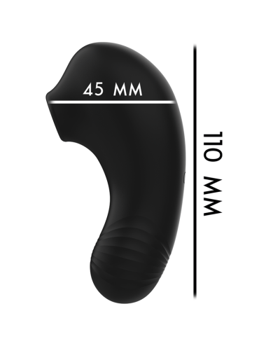 RITHUAL - SHUSHU PRO POCKET ESTIMULADOR CLITORIS 2 POTENTES MOTORES AZABACHE