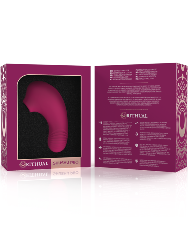RITHUAL - SHUSHU PRO POCKET ESTIMULADOR CLITORIS 2 POTENTES MOTORES ORQUIDEA