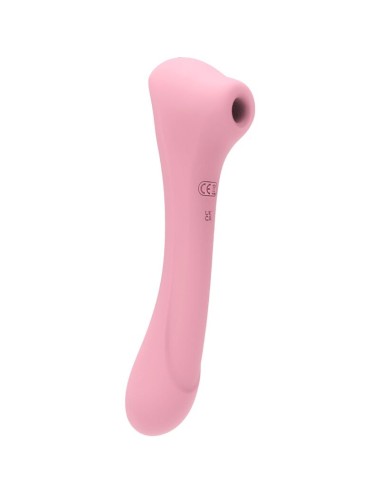 FEMINTIMATE - DAISY MASSAGER SUCCIONADOR Y VIBRADOR ROSA