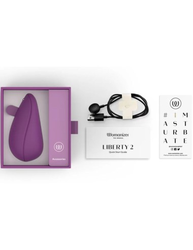 WOMANIZER - LIBERTY 2 ESTIMULADOR & SUCCIONADOR CLITORIS VIOLETA