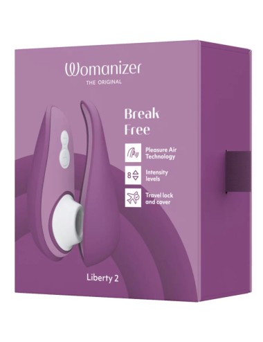 WOMANIZER - LIBERTY 2 ESTIMULADOR & SUCCIONADOR CLITORIS VIOLETA