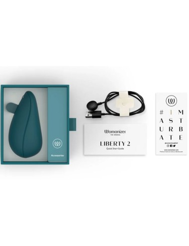WOMANIZER - LIBERTY 2 ESTIMULADOR & SUCCIONADOR CLITORIS AZUL