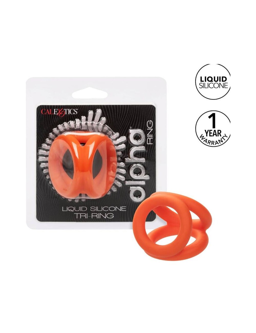 CALIFORNIA EXOTICS - ALPHA TRIPLE ANILLO NARANJA