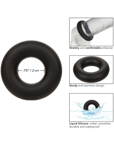 CALIFORNIA EXOTICS - ALPHA ANILLO PROLONG MEDIO NEGRO