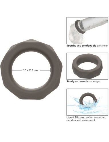 CALIFORNIA EXOTICS - ALPHA ANILLO PROLONG PRISMTICO GRIS