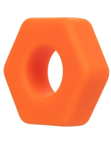CALIFORNIA EXOTICS - ALPHA ANILLO PROLONG SEXGONO NARANJA