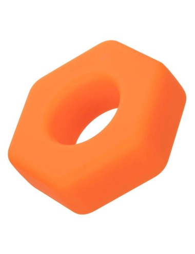 CALIFORNIA EXOTICS - ALPHA ANILLO PROLONG SEXGONO NARANJA