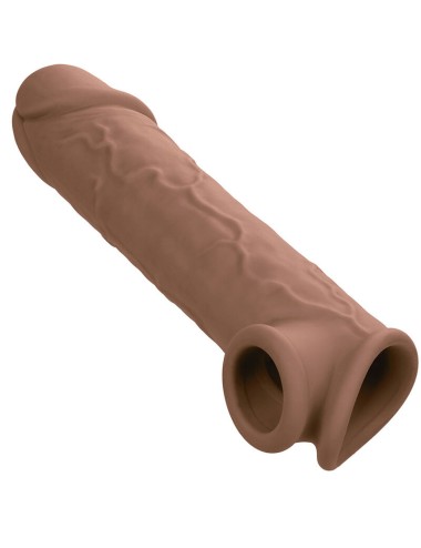 CALIFORNIA EXOTICS - PERFORMANCE MAXX EXTENSIÓN REALISTA 8 PIEL MORENO