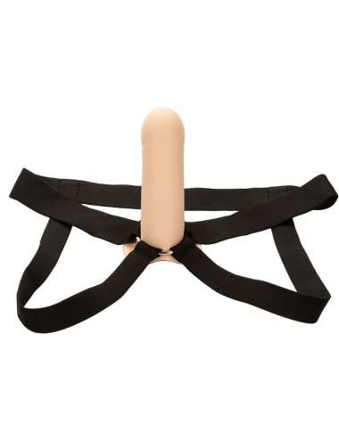 CALIFORNIA EXOTICS - PERFORMANCE MAXX EXTENSIÓN CON ARNÉS PIEL CLARO