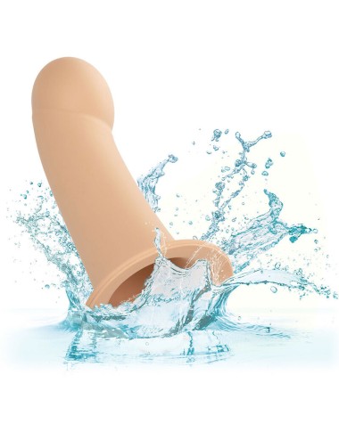 CALIFORNIA EXOTICS - PERFORMANCE MAXX EXTENSIÓN CON ARNÉS PIEL CLARO