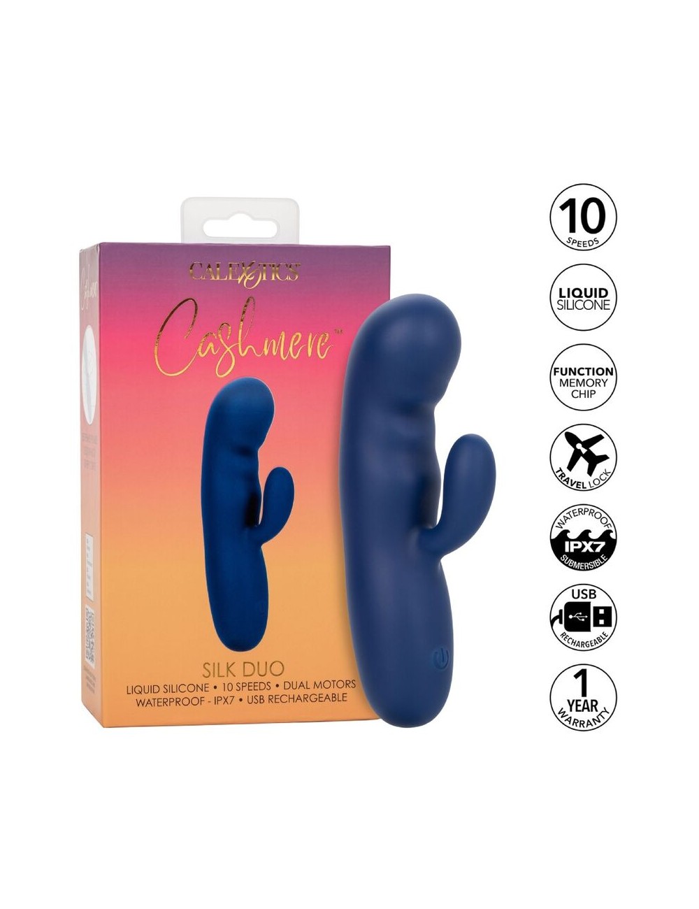 CALIFORNIA EXOTICS - CASHMERE SILK DUO AZUL