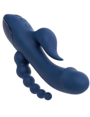 CALIFORNIA EXOTICS - VIBRADOR TRIPLE ORGASM AZUL