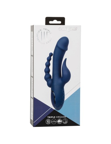 CALIFORNIA EXOTICS - VIBRADOR TRIPLE ORGASM AZUL