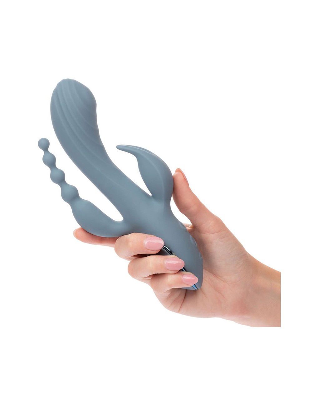 CALIFORNIA EXOTICS - VIBRADOR TRIPLE ÉXTASIS GRIS CALIFORNIA EXOTICS - VIBRADOR TRIPLE ÉXTASIS GRIS