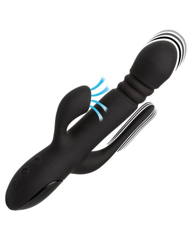 CALIFORNIA EXOTICS - VIBRADOR TRIPLE EUPHORIA NEGRO