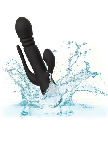 CALIFORNIA EXOTICS - VIBRADOR TRIPLE EUPHORIA NEGRO