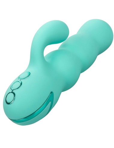 CALIFORNIA EXOTICS - DEL MAR DIVA VIBRADOR RABBIT VERDE AGUA BY CALIFORNIA DREAMING