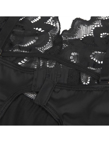 SUBBLIME - BABYDOLL CON ESTAMPADO FLORAL PECHO NEGRO S/M