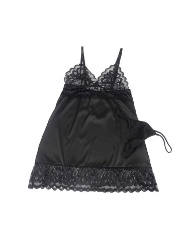 SUBBLIME - BABYDOLL CON ESTAMPADO FLORAL PECHO NEGRO L/XL