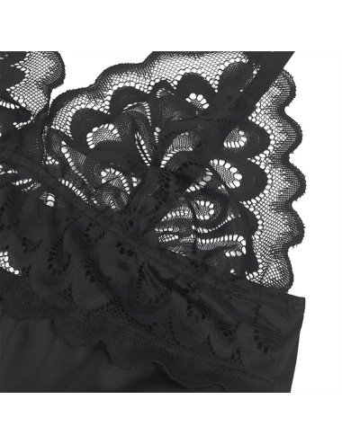 SUBBLIME - BABYDOLL CON ESTAMPADO FLORAL PECHO NEGRO L/XL
