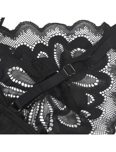 SUBBLIME - BABYDOLL CON ESTAMPADO FLORAL PECHO NEGRO L/XL