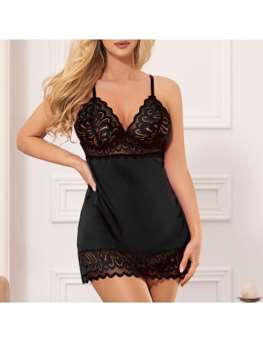 SUBBLIME - BABYDOLL CON ESTAMPADO FLORAL PECHO NEGRO L/XL