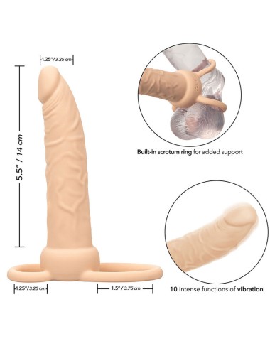 CALIFORNIA EXOTICS - PERFORMANCE MAXX DOBLE PENETRADOR RECARGABLE PIEL CLARO