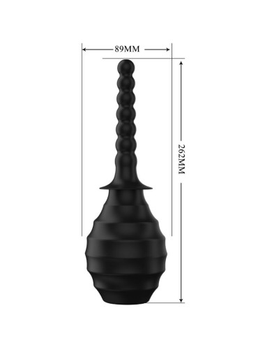 MR PLAY - DUCHA ANAL BLKM7 SUPER POWER NEGRO