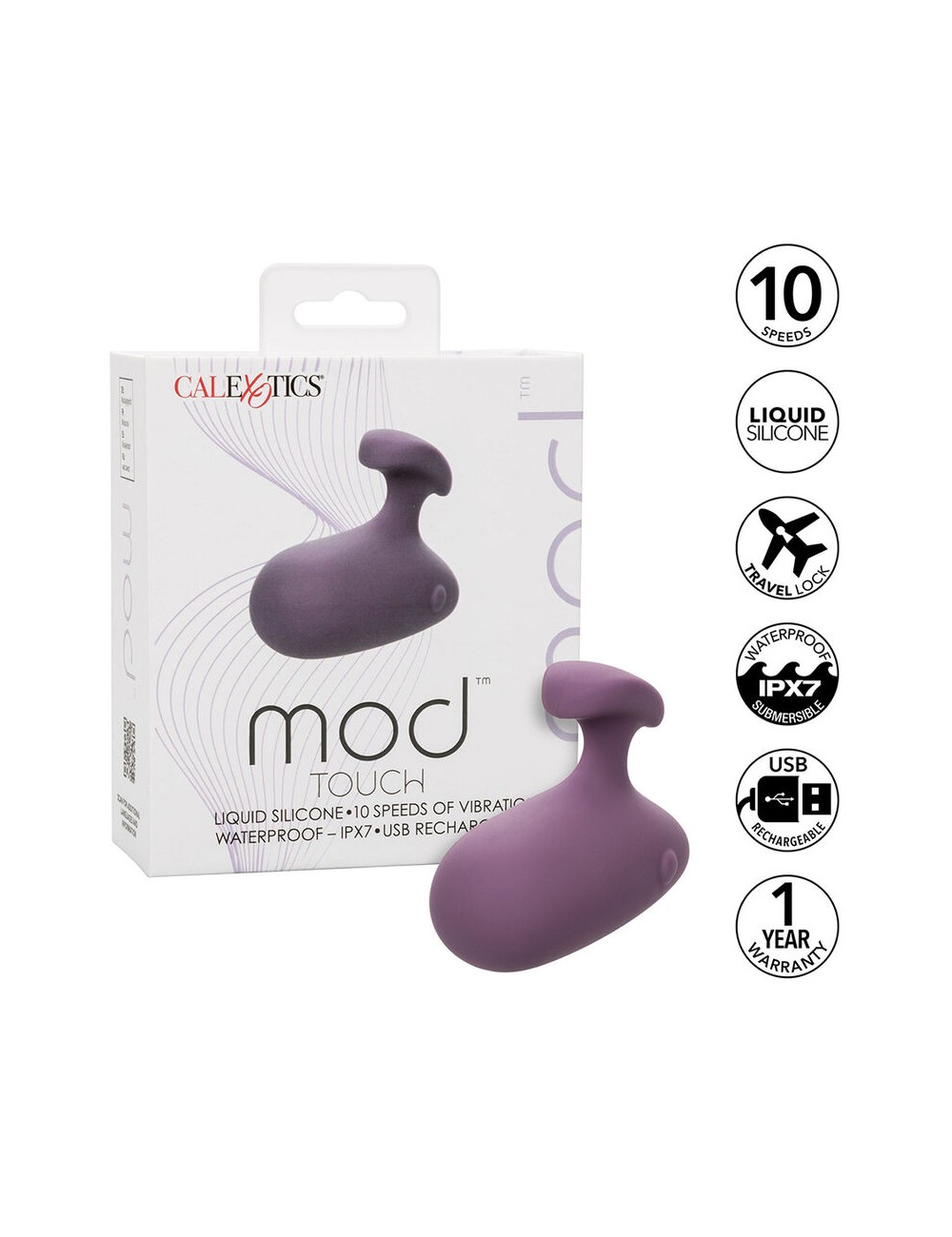 CALIFORNIA EXOTICS - MOD TOUCH ESTIMULADOR MORADO