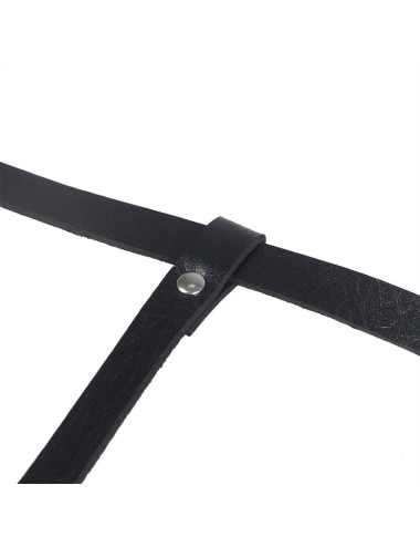 SUBBLIME - ARNÉS DE CUERPO CUERO NEGRO TALLA ÚNICA