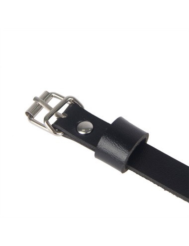 SUBBLIME - ARNÉS CINTURA Y PIERNAS CUERO NEGRO TALLA ÚNICA