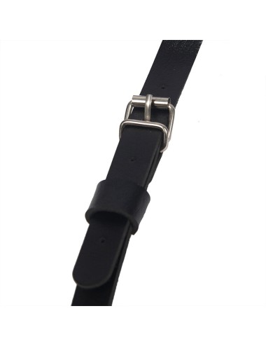 SUBBLIME - ARNÉS DE CUERPO CORREAS AJUSTABLE CUERO NEGRO TALLA ÚNICA