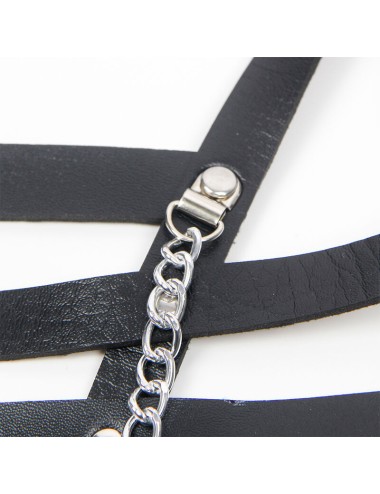 SUBBLIME - ARNÉS FORMA CORSET DETALLE CADENAS TALLA ÚNICA