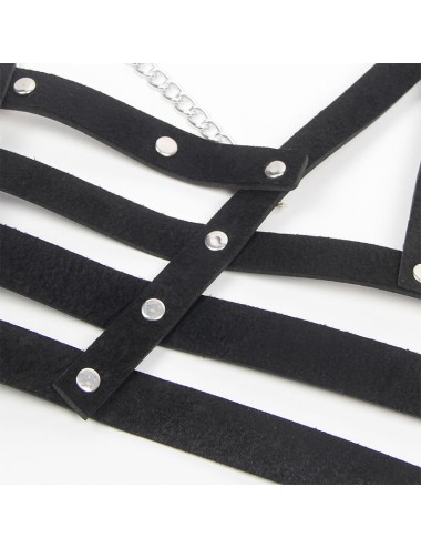 SUBBLIME - ARNÉS FORMA CORSET DETALLE CADENAS TALLA ÚNICA