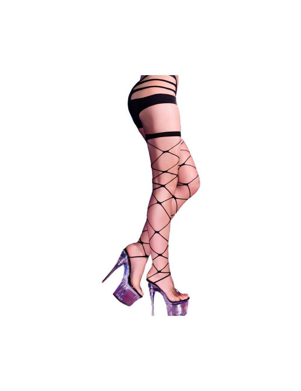 CHILIROSE - CR 4264 MEDIAS CABARET NEGRO S/M CHILIROSE - CR 4264 MEDIAS CABARET NEGRO S/M