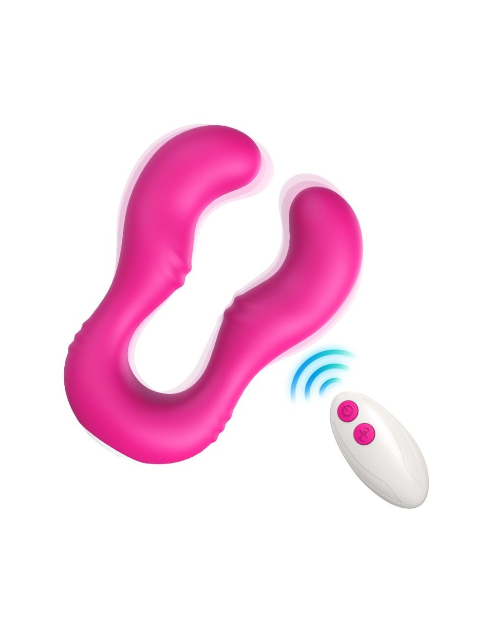 ARMONY - SERAPH VIBRADOR DOBLE CONTROL REMOTO FUCSIA