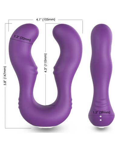 ARMONY - SERAPH VIBRADOR DOBLE CONTROL REMOTO VIOLETA