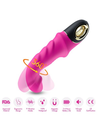 ARMONY - JOYBLADE DILDO VIBRADOR ROTADOR FUCSIA