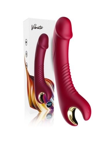 ARMONY - PRINCE DILDO VIBRADOR & ROTADOR ROJO