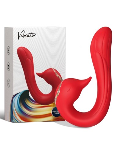 ARMONY - DELFIN VIBRADOR MULTIPOSICION & EFECTO CALOR ROJO