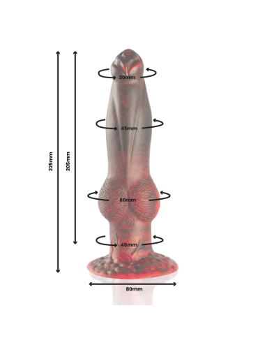 EPIC - PROMETHEUS DILDO TITAN EN LLAMAS CONTROL REMOTO