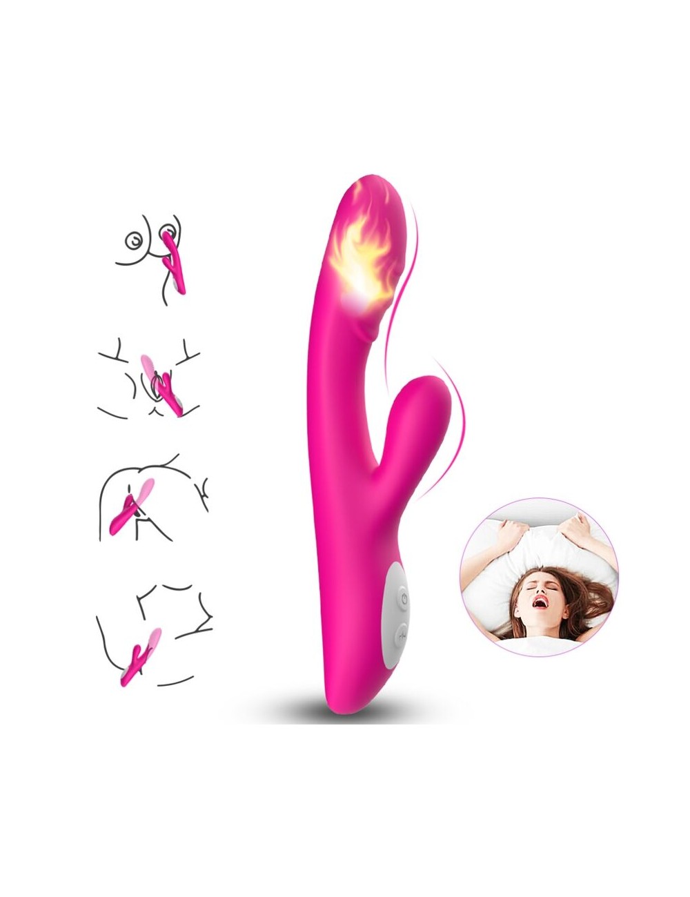 ARMONY - SPARK VIBRADOR EFECTO CALOR FUCSIA