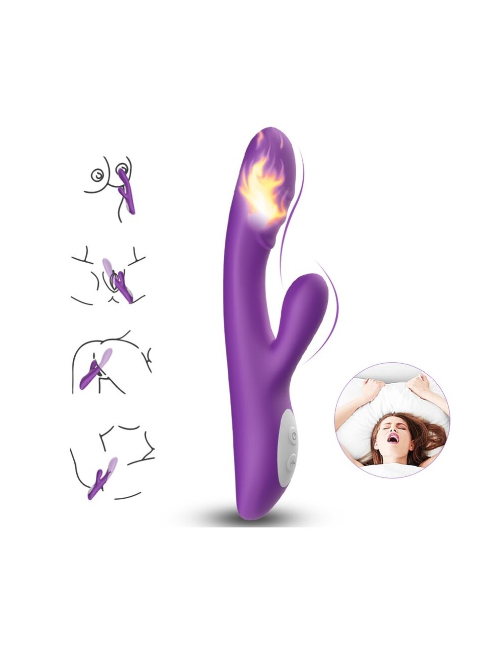ARMONY - SPARK VIBRADOR EFECTO CALOR VIOLETA