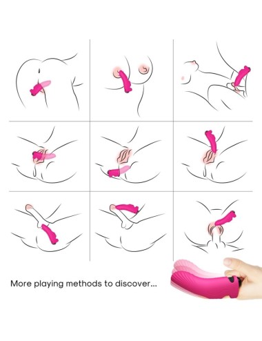 ARMONY - AURORA VIBRADOR DEDAL FUCSIA