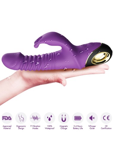 ARMONY - ZING DILDO VIBRADOR RABBIT VIOLETA