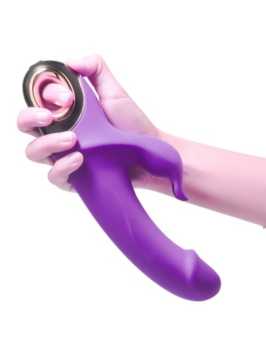 ARMONY - METEROR DILDO VIBRADOR RABBIT ROTADOR VIOLETA